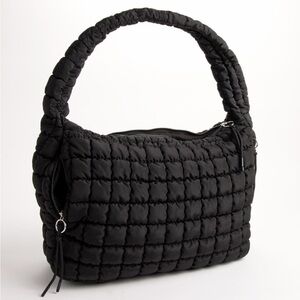 Black Quilted Women's Bag